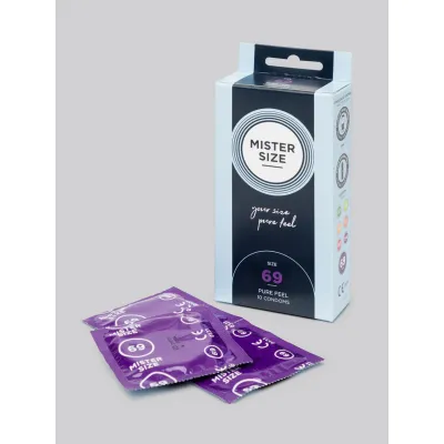 Mister Size Extra Thin 69mm Condoms 10 Pack