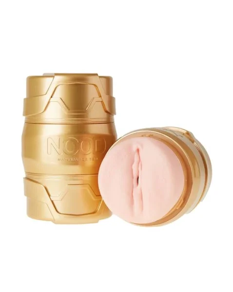 Nood Double Shot Vaginal/anal Double Ended Masturbator - 4.5 Inch