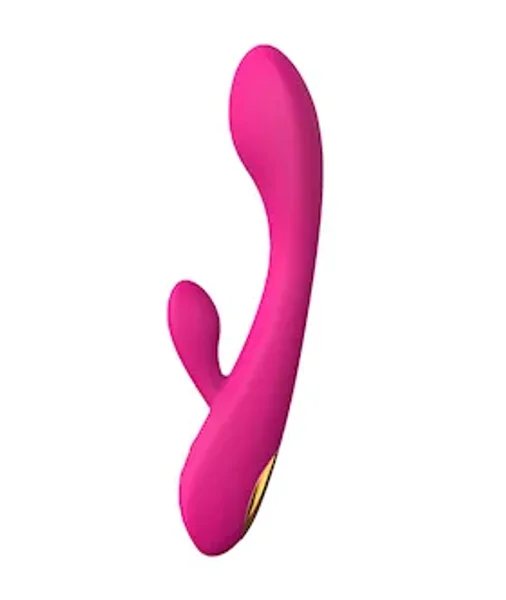 Petra Rabbit Vibrator - Hot Pink - 8.3 Inch — image 4 of 5