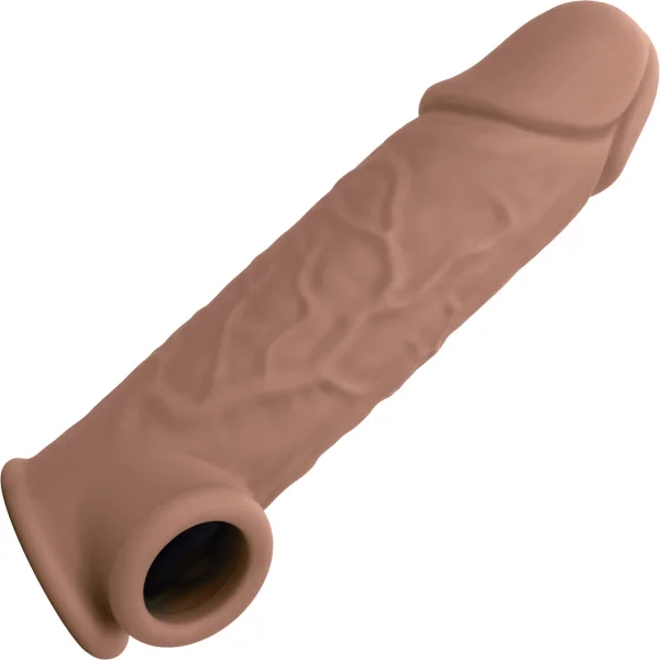 Performance Maxx Life-Like 7" Penis Extension By CalExotics - Chocolate