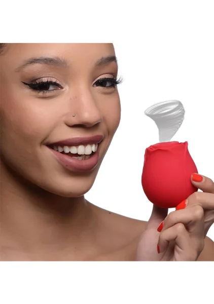 Bloomgasm The Rose Pressure Wave Stimulator Lover's Gift Box - Red