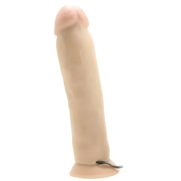 Dr. Skin - Dr. Throb - 9.5 Inch Vibrating Realistic Cock With Suction Cup - Vanilla