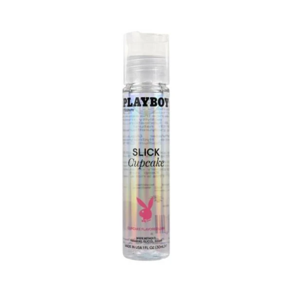 Lubricants: Playboy Slick Flavored Water-based Lubricant Cupcake 1 Oz.