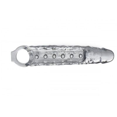 Extender Penis Sleeve With Nubs Clear