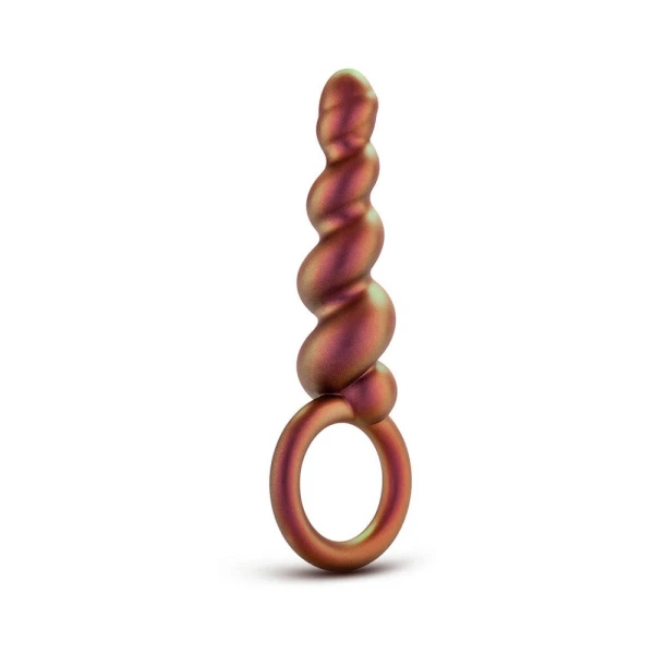 Anal Adventures Matrix - Spiral Loop Plug - Copper