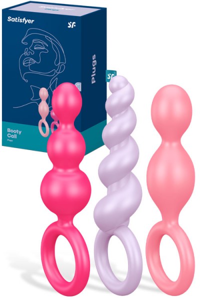 Satisfyer Booty Call Butt Plug Set (3 Pce)