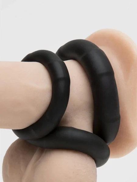 Lovehoney Ultra Thick Silicone Cock Ring Set (3 Count)