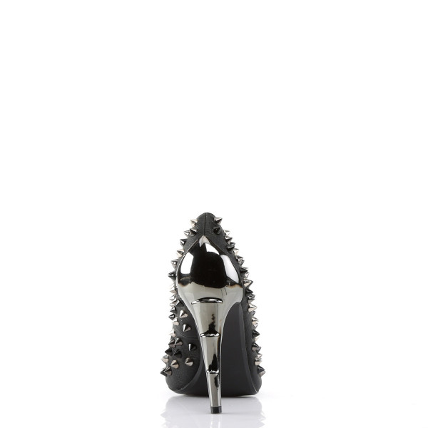 4 1/2 inches Chrome Lightning Bolt Heel Pump — image 4 of 8