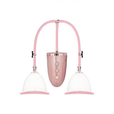 Automatic Rechargeable Breast Pump Set Large Pink