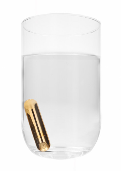 10 Speed Rechargeable Bullet - Gold Bullet Vibrator