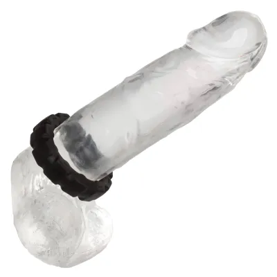 Alpha Liquid Silicone Prolong Tread Ring Black