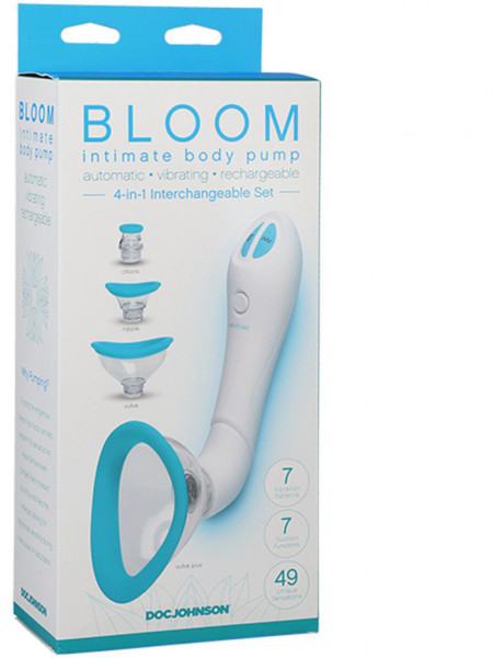 Bloom Vibrating Pussy & Nipple Pump