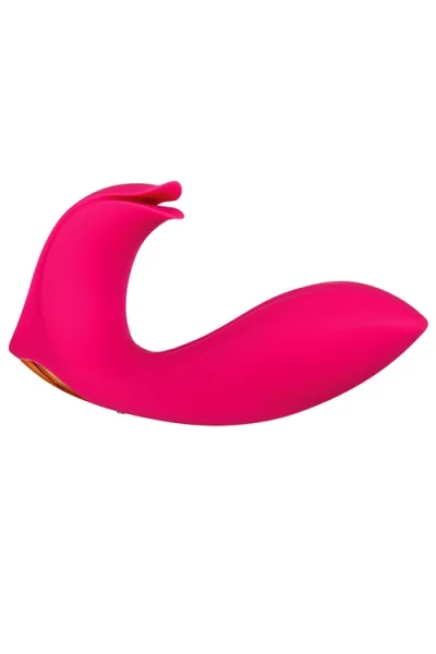 Adam and Eve Rechargeable 7" Bliss Rabbit Vibrator with Flower-Shaped Clitoral Stimulator