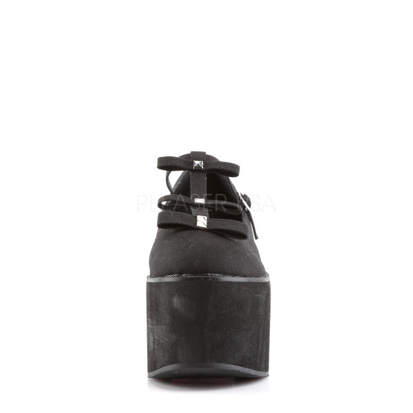 3 1/4 inches PF T Strap w/Bows & Pyramid Studs Detail — image 6 of 12