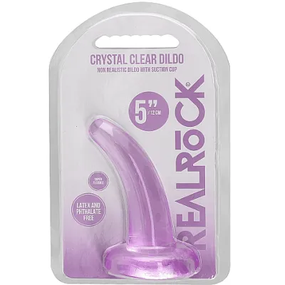 5 Curved Suction Cup Dildo