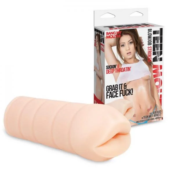 Teen Mouth Blowjob Stroker Beige Jojo Kiss