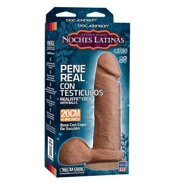Noches Latinas 8 inch Ur3 Realistic Cock