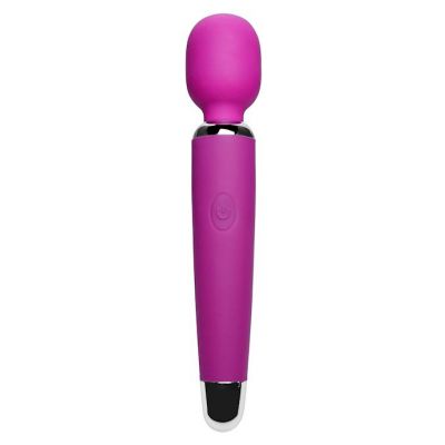 Majesty 10 Mode Silicone Cordless Wand Massager Purple