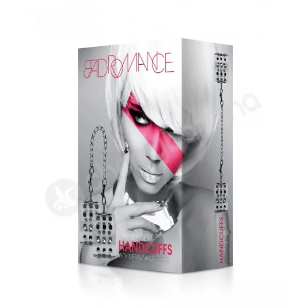 Bad Romance - Translucent Handcuffs with Metal Nails