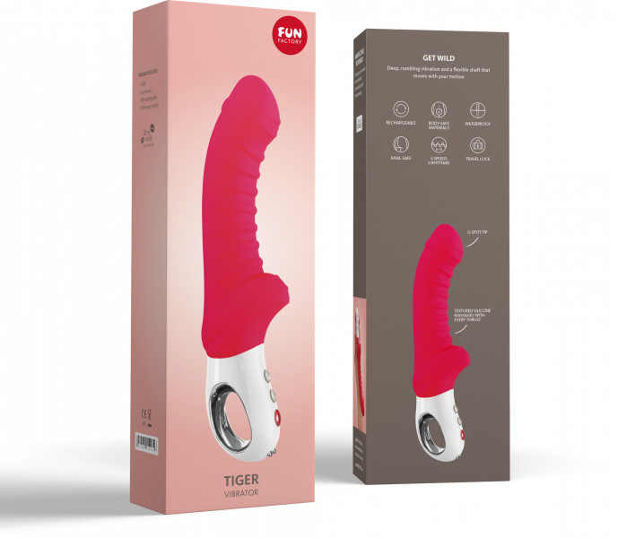 8.5" Tiger G-Spot Vibrator