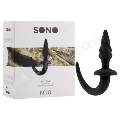 Sono No 10 Black Tailed Butt Plug