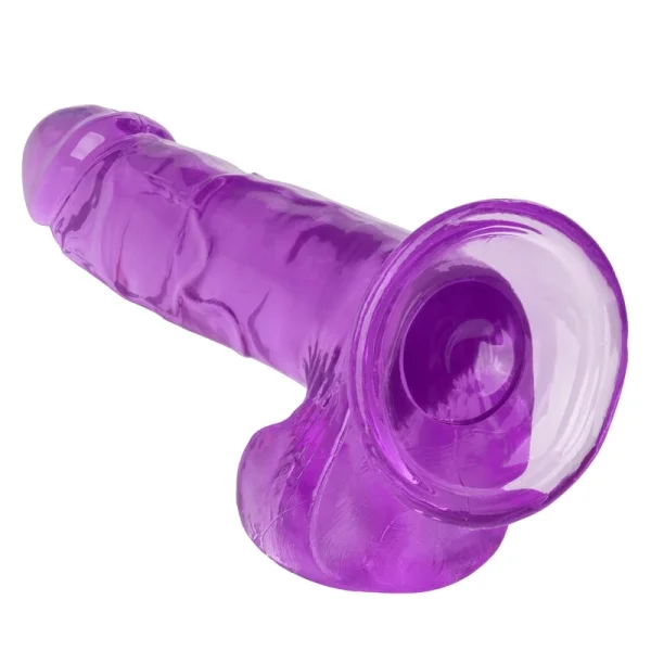 Calexotics Queen 6” Purple Jelly Dildo — image 4 of 25