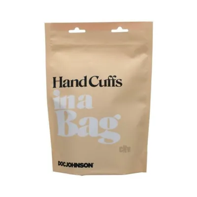 Restraints In A Bag Handcuffs Black