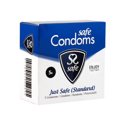 Safe Just Safe Condoms Standard 5 Pcs