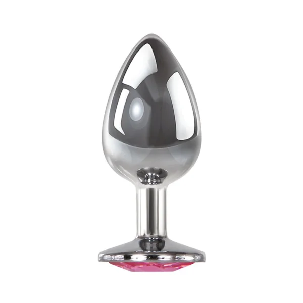 Adam & Eve Pink Gem Anal Plug - Large