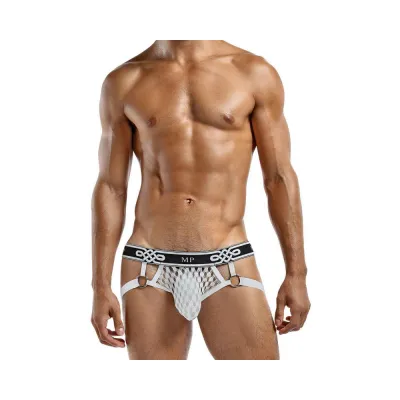Peep Show Jock Strap Ring White L XL