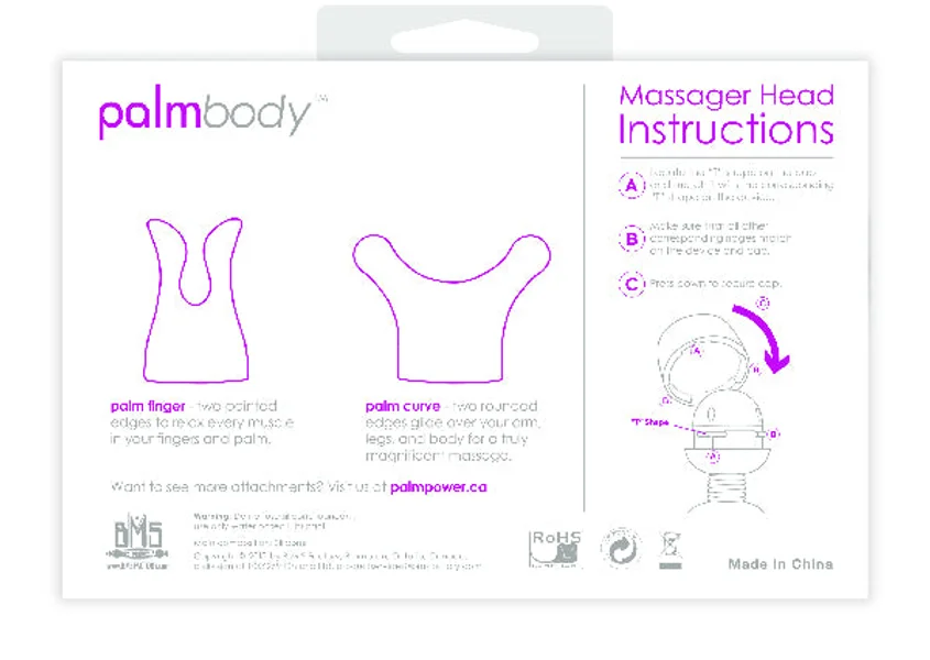 PalmBody Massager Heads (For use with Palm Power) — image 6 of 7