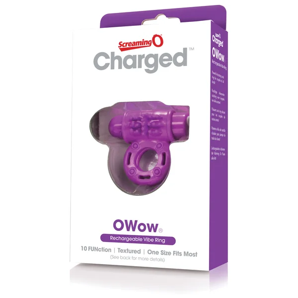 Charged Owow Rechargeable Vibe Ring - Purple — image 13 of 14