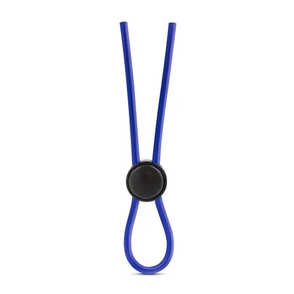 Stay Hard - Silicone Loop Cock Ring - Blue — image 14 of 16
