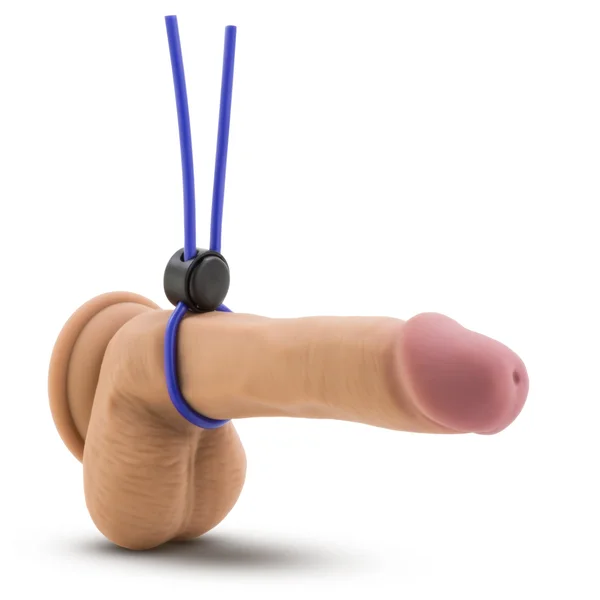Stay Hard - Silicone Loop Cock Ring - Blue — image 16 of 16