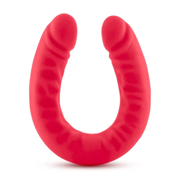 Ruse - Silicone Double Headed Dildo - 18 Inch -  Cerise — image 8 of 10