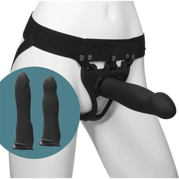 Body Extensions - Hollow Strap-on 4-Piece Set -  Black — image 13 of 13