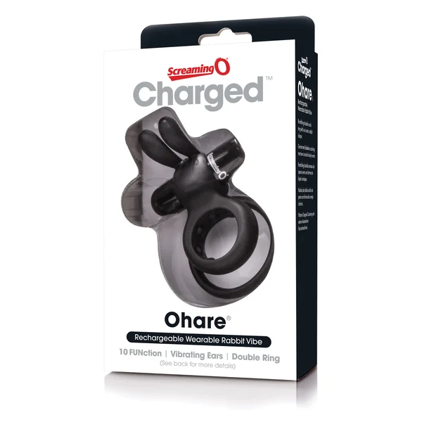 Charged Ohare Rechargeable Rabbit Vibe - Black — image 12 of 14
