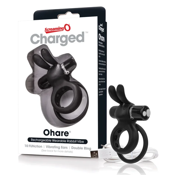 Charged Ohare Rechargeable Rabbit Vibe - Black — image 11 of 14