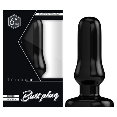 Bottom Line 6 Butt Plug Model 4 Rubber