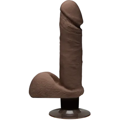 The D 7 inch Vibrating Perfect D Chocolate