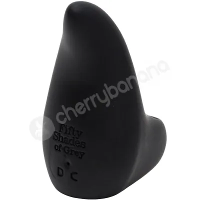 Fifty Shades Of Grey Sensation Rechargeable Black Finger Sleeve Vibrator