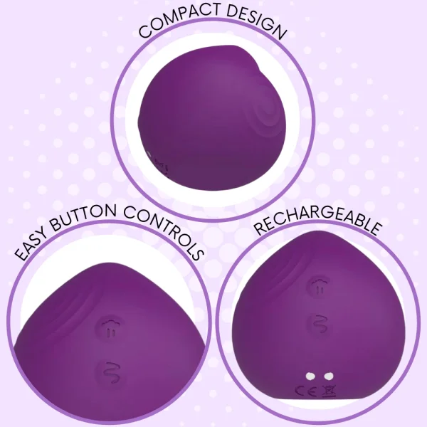 Mini Air Pulse Clit Kissing Vibrator