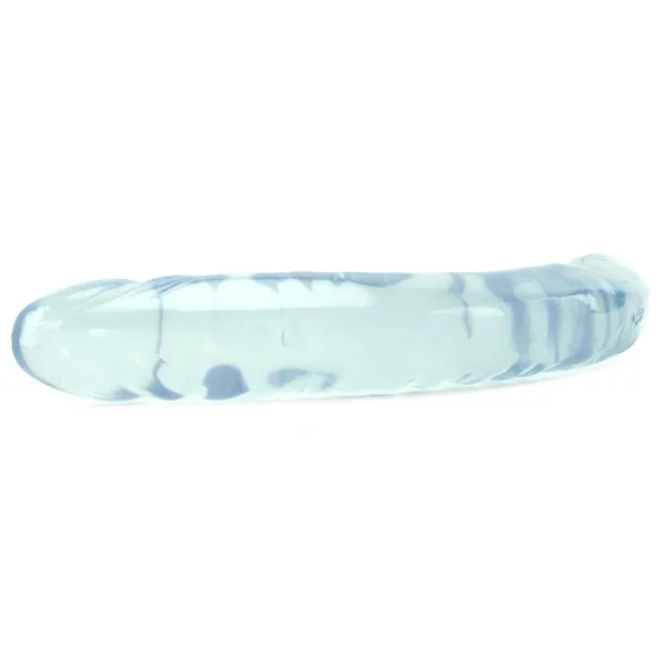 Crystal Jellies Jr Double Dong 12 Inch - Clear