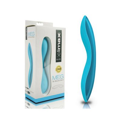 Climax Elite Meghan 9x Silicone Wand Blue