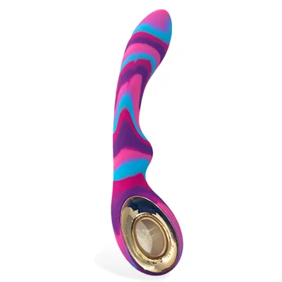 Colourful Camo Magic 7 1 G Spot Vibrator with Clitoral U Spot Stimulation