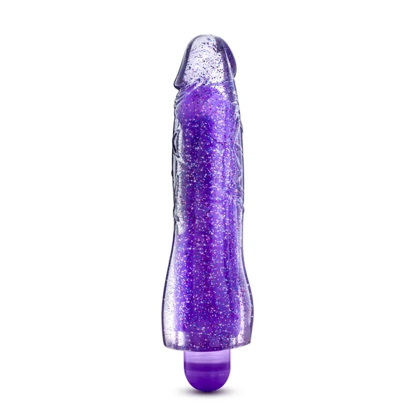 Glow Dicks - Molly Glitter Vibrator - Purple — image 8 of 11