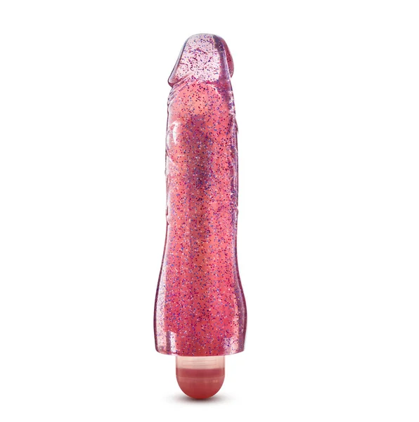 Glow Dicks - Molly Glitter Vibrator - Pink — image 16 of 18