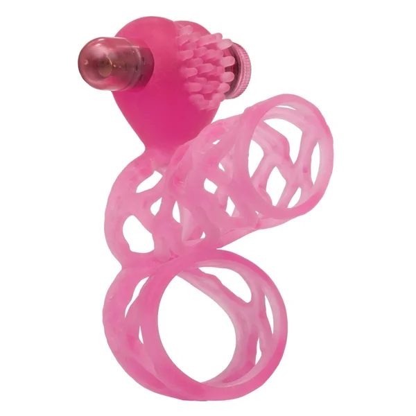 Lovers Cage Stretchy Cock Cage Comfortable Scrotum Cage - Pink — image 13 of 16