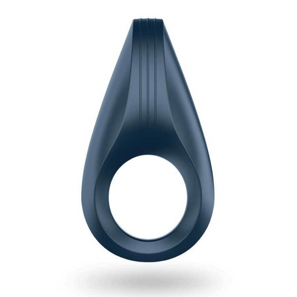 Satisfyer Plus Vibration Blue Silicone Cock Ring Couples Rechargeable Sex Toy
