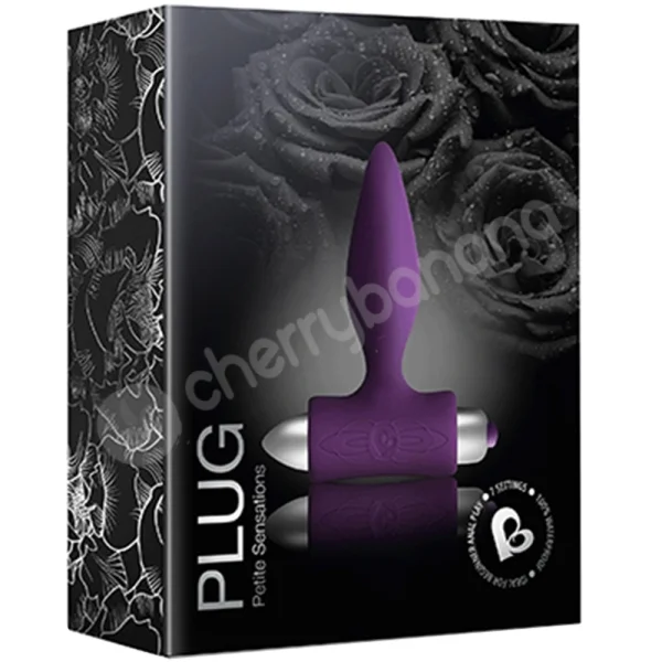 Rocks Off Petite Sensations Plug 7 Speed Purple Anal Vibrator